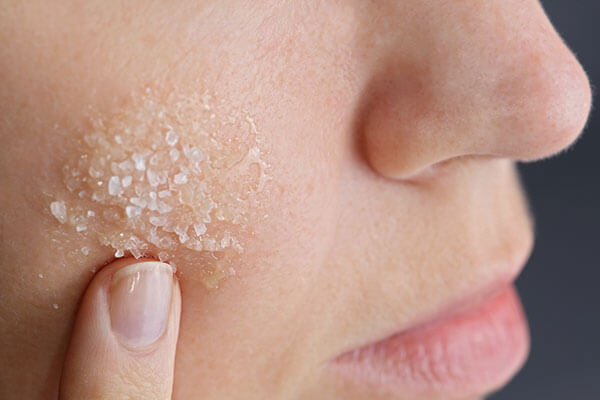 Do not exfoliate after the facial