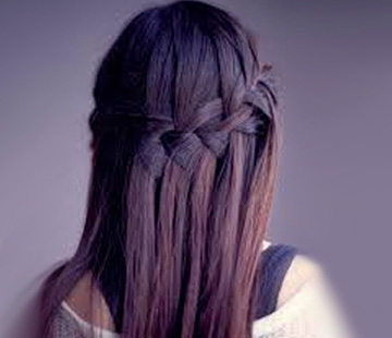 Waterfall braid